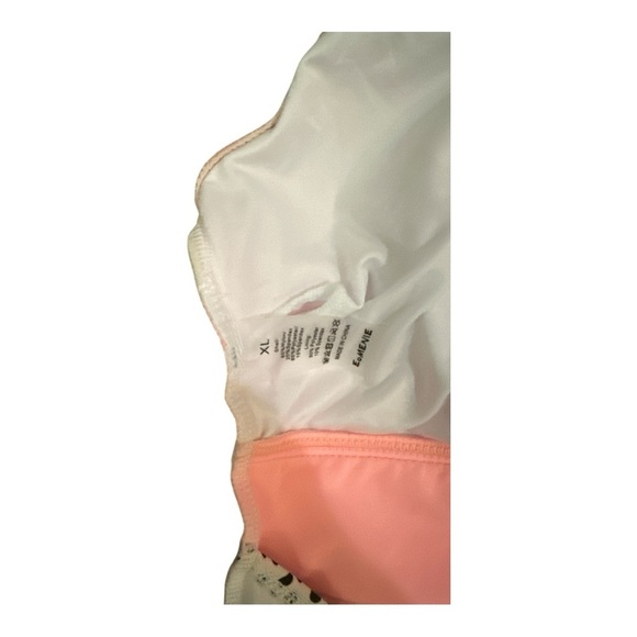 Eomenie One Piece Swimsuit XL Light Pink Print – Tummy Control Cutout - Picture 8 of 9